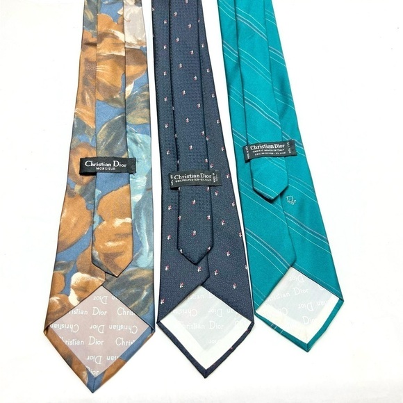 Christian Dior neckties lot of three - Picture 2 of 3